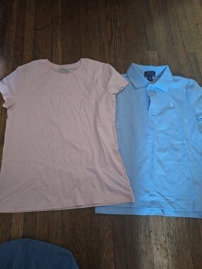 Polo by Ralph Lauren Girls Pink Short Sleeve Tee bundle